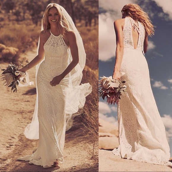 illusion sheath wedding dress